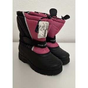 NWT Stride Rite Snow Boots Girls 3 M Thermolite Pink Winter -10 Squall